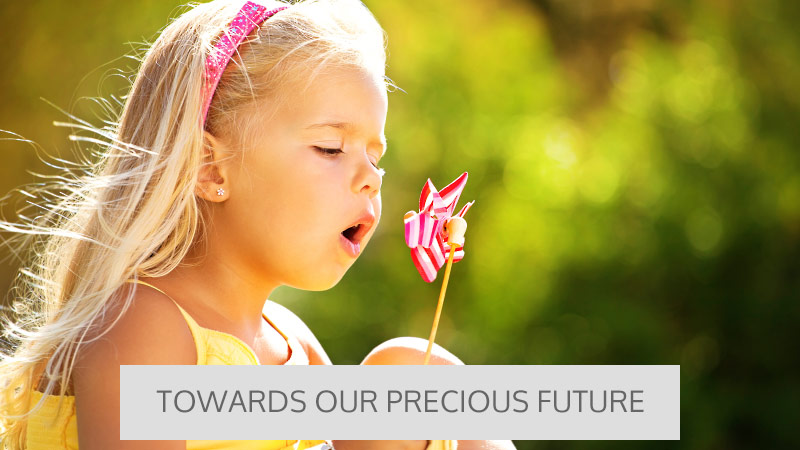 Towards our precisious future.